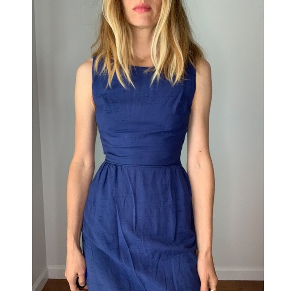 Vintage Dresses & Skirts - Vintage 60’s ILGWU Navy Cocktail Dress